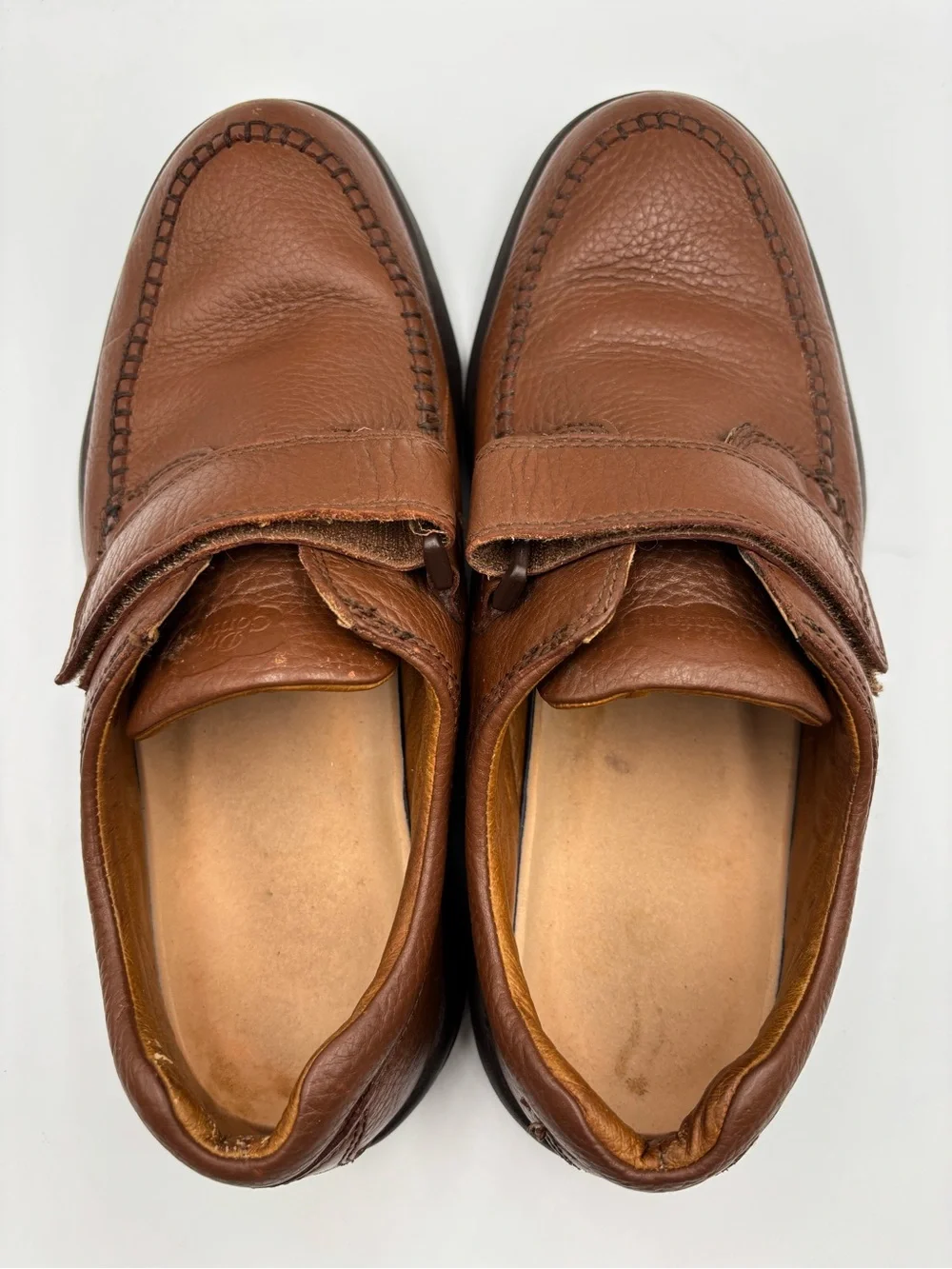Dr. Comfort Scott Men’s Size 11M Brown Leather Diabetic Shoes #9020 Hook & Loop